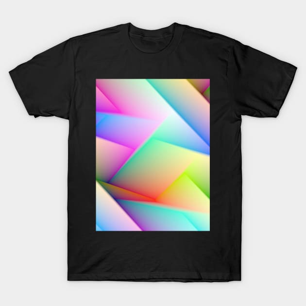 Geometric Futures #1 - Repeat Pattern Modular Synth Art T-Shirt by DankFutura